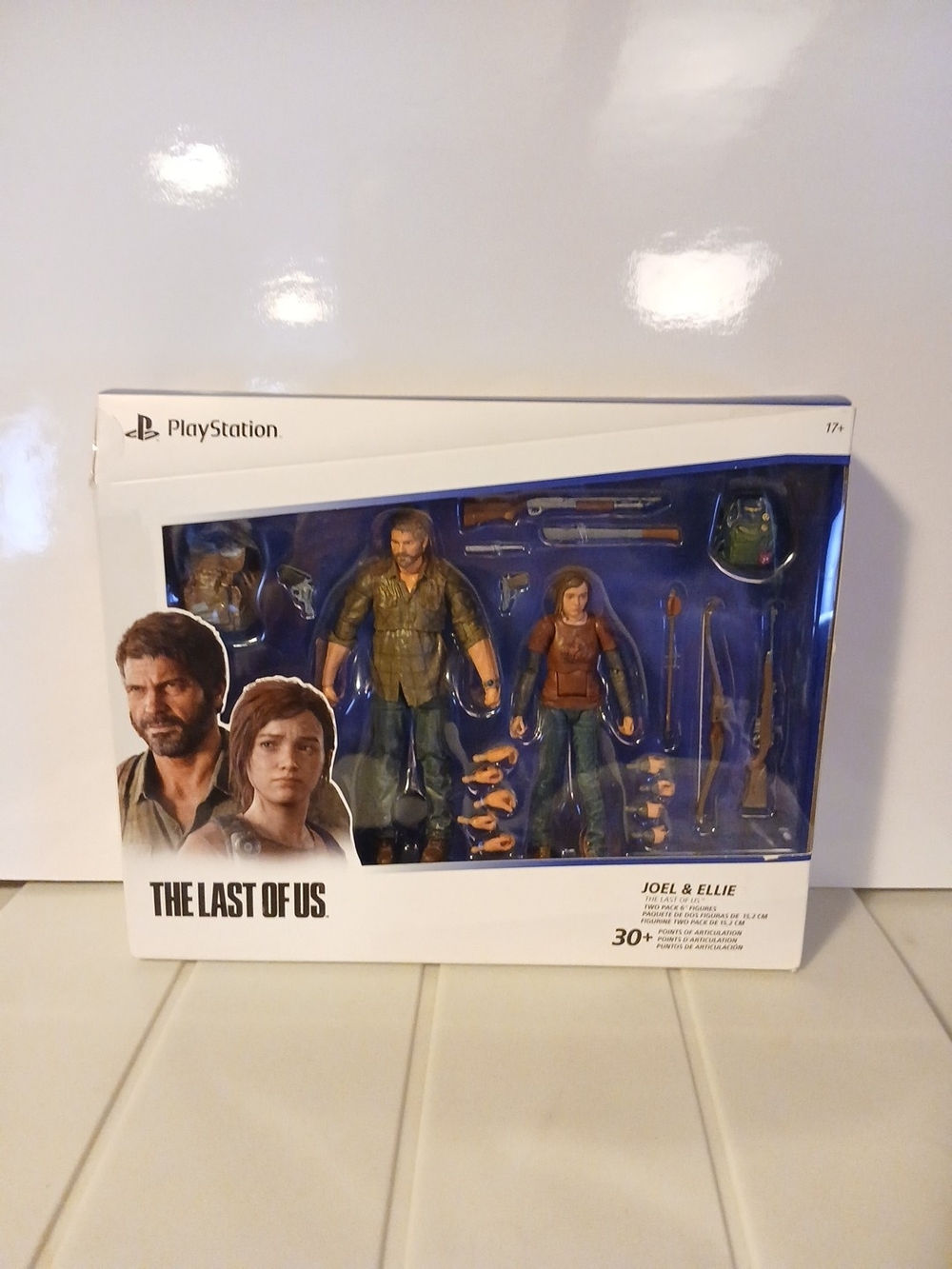Sony The Last of Us Joel & Ellie Action Figure Set - Green/Blue